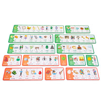 Junior Learning JL658 Vowels Puzzles all pieces completed